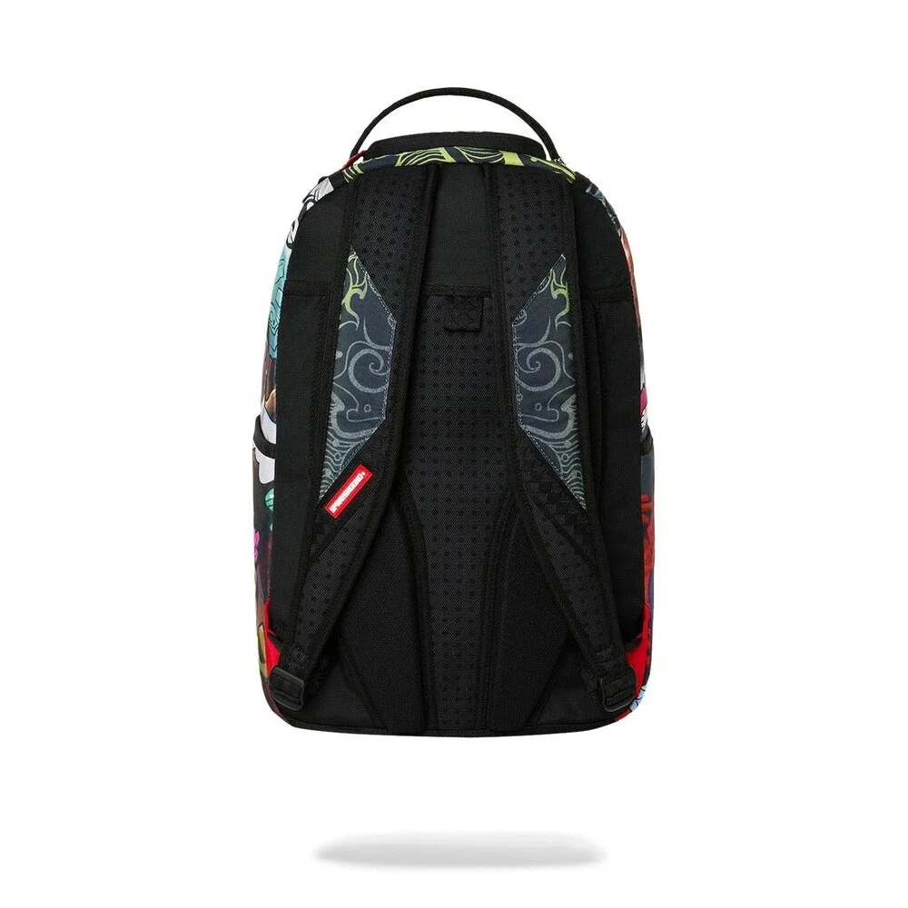 Sprayground Flo Rida Back Tattoo Backpack Unisex Multi Graphic Top Handle SPR382